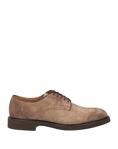 DOUCAL'S Laced shoes Khaki Soft Leather