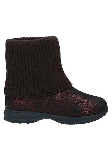 HOGAN Ankle boot Dark brown Leather