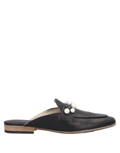 Fabbrica Dei Colli Woman Mules & Clogs Black Size 7 Soft Leather