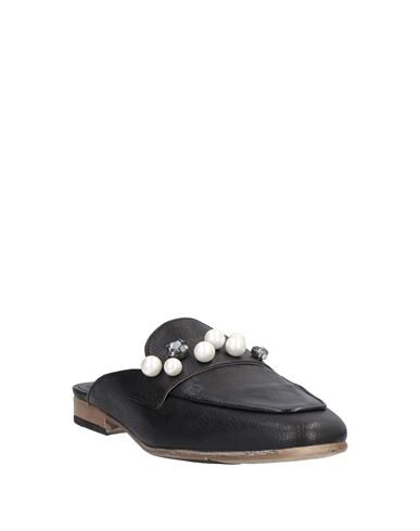 FABBRICA DEI COLLI FABBRICA DEI COLLI WOMAN MULES & CLOGS BLACK SIZE 7 SOFT LEATHER 11908225NG 9