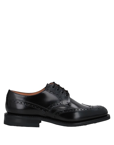 CHURCH'S Laced shoes Black Leather
