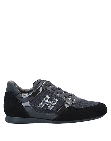 HOGAN Sneakers Nero Pelle, Fibre tessili
