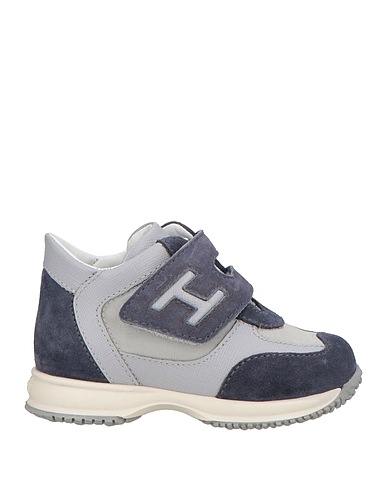 HOGAN Sneakers Sky blue Leather, Textile fibres