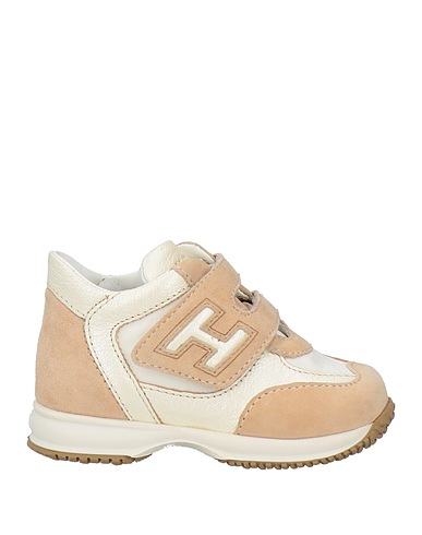 HOGAN Sneakers Sand Leather, Textile fibers