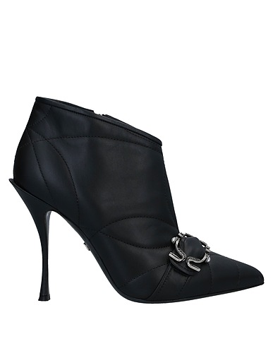 DOLCE&GABBANA Ankle boot Black 100% Leather