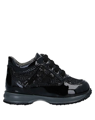 HOGAN Sneakers Nero Pelle, Fibre tessili