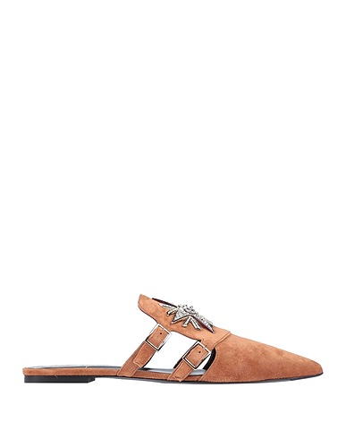 ROGER VIVIER Mules and clogs Camel Soft Leather