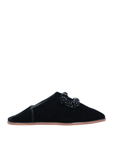 ROGER VIVIER Mules and clogs Black Textile fibres