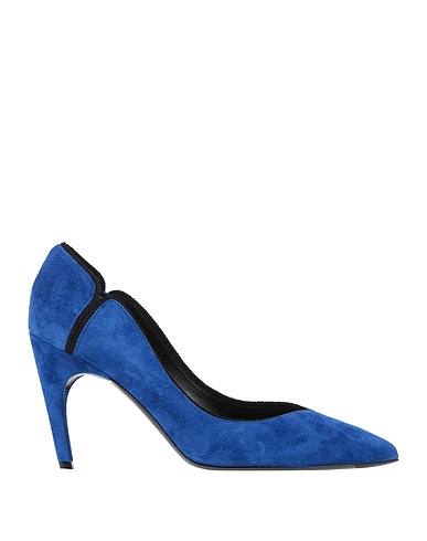 ROGER VIVIER Court Blue Soft Leather