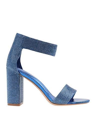JEFFREY CAMPBELL Sandals Bright blue Textile fibres