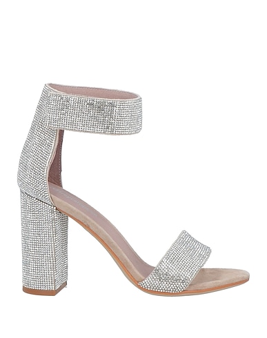 JEFFREY CAMPBELL Sandalen BEIGE Gewebefasern