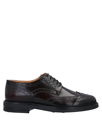 BRUNO VERRI Laced shoes Burgundy Leather