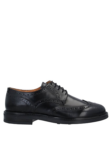 BRUNO VERRI Laced shoes Black Leather