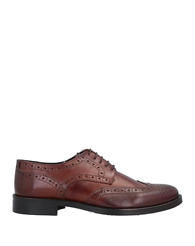 BRUNO VERRI Laced shoes Brown Leather