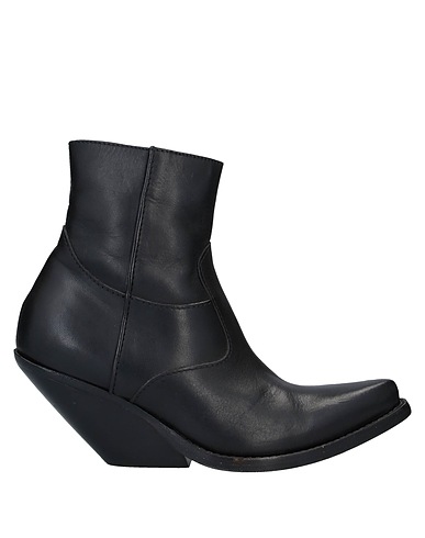 VETEMENTS Stiefelette Schwarz Leder