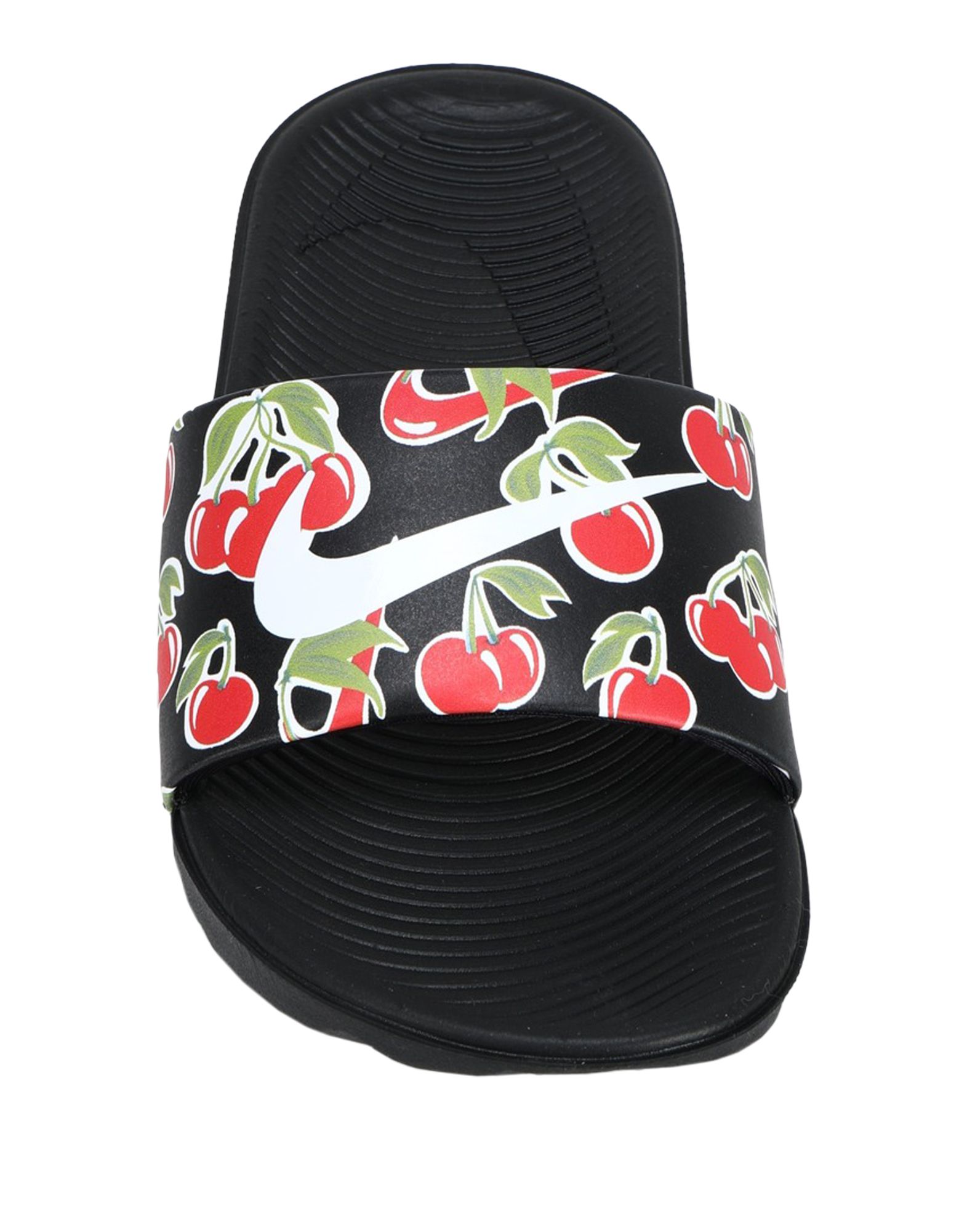 cherry nike slides