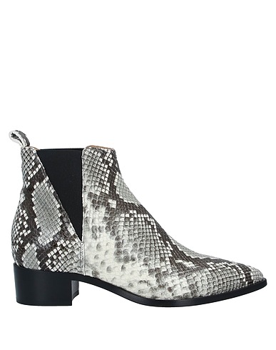 POMME D'OR Ankle boot Light grey Soft Leather