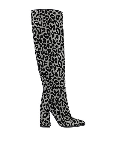 DOLCE&GABBANA Boots Grey 37% Polyurethane, 37% Polyethylene, 10% Polyamide, 10% Polyester, 6% Viscose