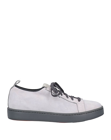 SANTONI Sneakers Grey Leather