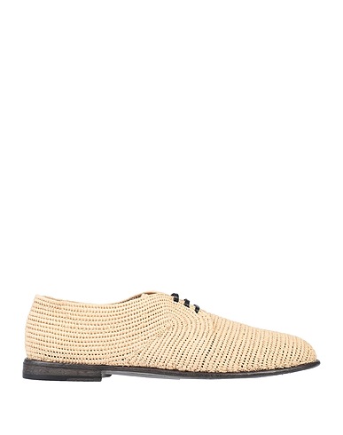 DOLCE&GABBANA Stringate Beige 100% Viscosa