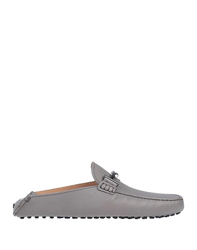 TOD'S ミュール＆サボサンダル グレー 革