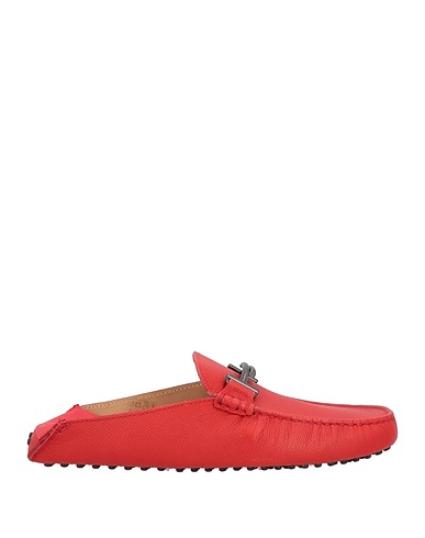 TOD'S Mules and clogs Brick red Soft Leather
