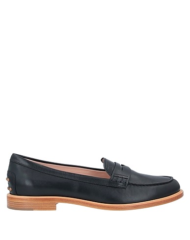 TOD'S Loafers Black Soft Leather