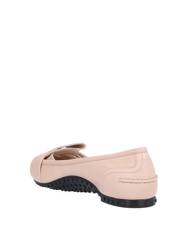 Shop Alessandro Dell'acqua X Tod's Woman Ballet Flats Light Pink Size 7.5 Soft Leather, Elastic Fibres