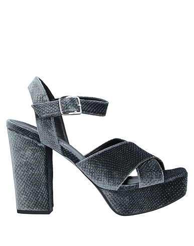 OTTOD'AME Sandals Grey Textile fibres