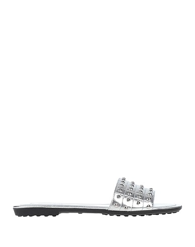 TOD'S Sandals Silver Leather