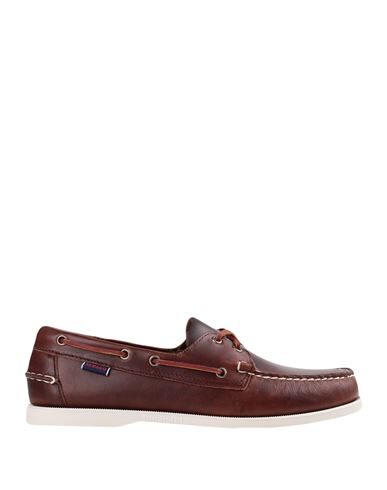 Sebago Docksides Portland Waxed Man Loafers Tan Size 7 Soft Leather In Brown