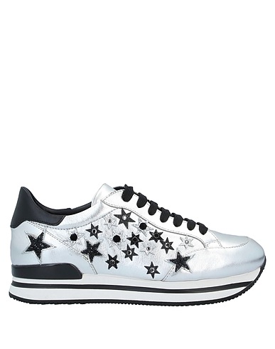 HOGAN Sneakers Argento Pelle