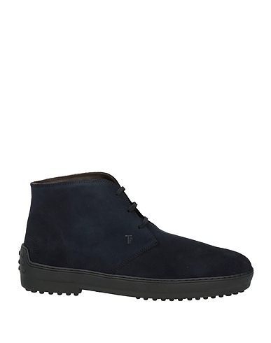 TOD'S Stivaletti Blu notte Pelle