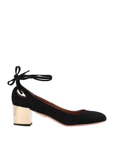 AQUAZZURA Pump Black Soft Leather
