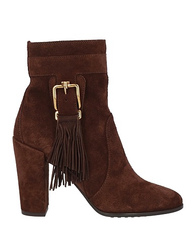 TOD'S Ankle boot Chocolate brown Leather