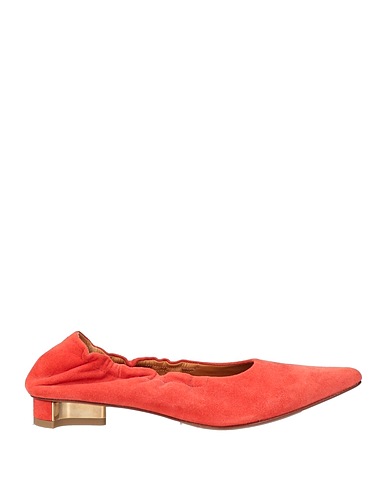 CLERGERIE Ballerinas Koralle Leder
