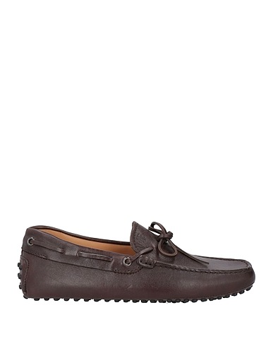 TOD'S Loafers Dark brown Soft Leather