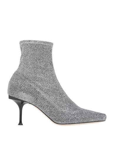 Sergio Rossi Ankle Boots In Silver