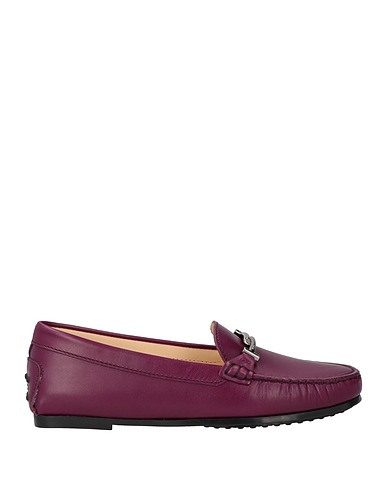 TOD'S Loafers Mauve Leather