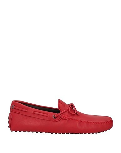 TOD'S Mokassins Rot Leder