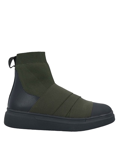 FESSURA Sneakers Dark green Textile fibers