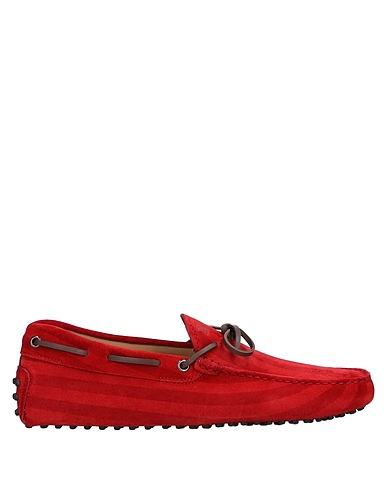 TOD'S Loafers Red Leather