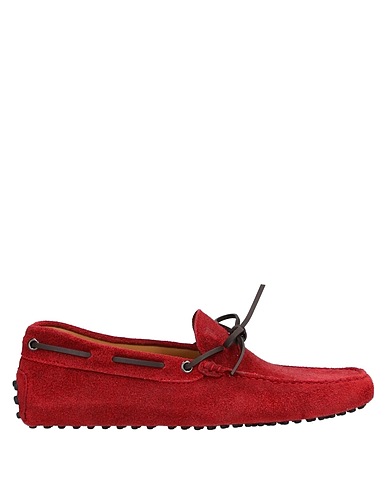 TOD'S Loafers Burgundy Leather