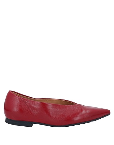 MARA BINI Ballet flats Brick red Leather