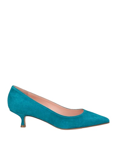 ANNA F. Pump Deep teal Leather
