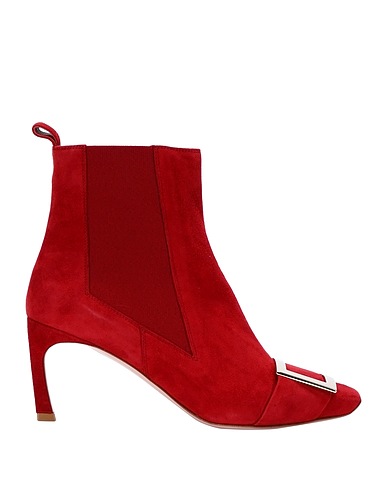ROGER VIVIER Ankle boot Red Soft Leather