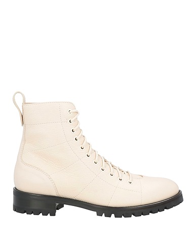 JIMMY CHOO Ankle boot Cream Soft Leather