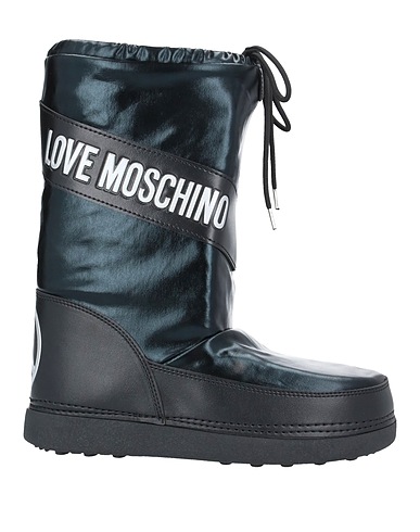 LOVE MOSCHINO Boots Black Textile fibres