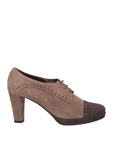 ELATA Laced shoes Dark brown Soft Leather