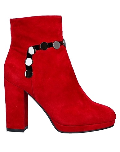 CAFèNOIR Ankle boot Red Leather